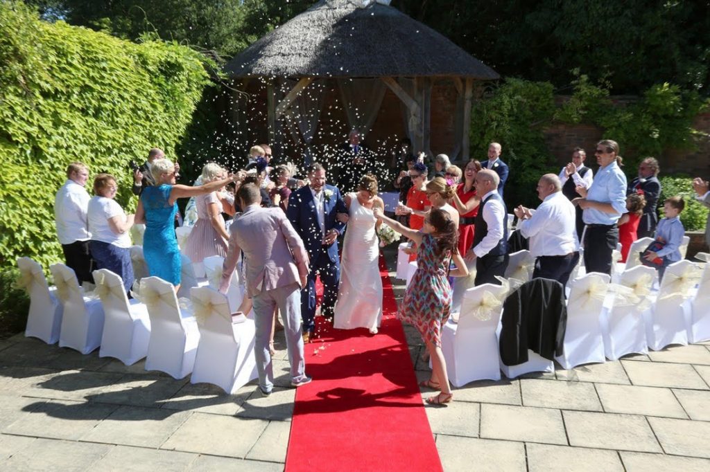 Outdoors Wedding venue in Wiltshire- Chiseldon House Hotel