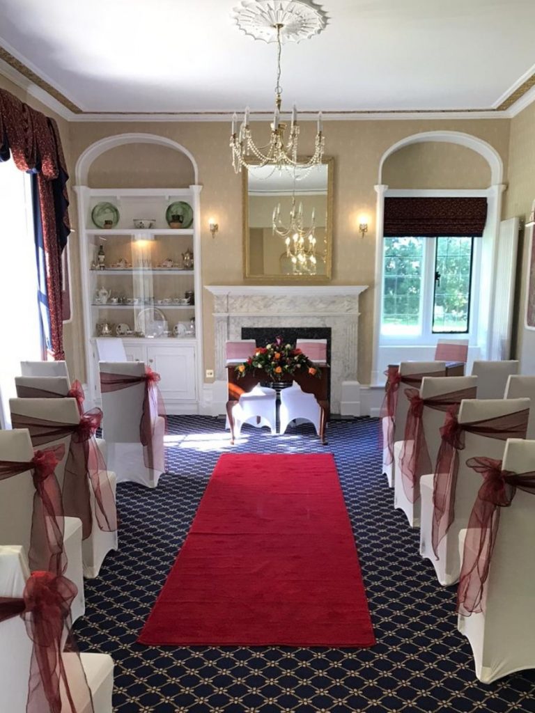Chiseldon House indoor wedding in the Borelli Room